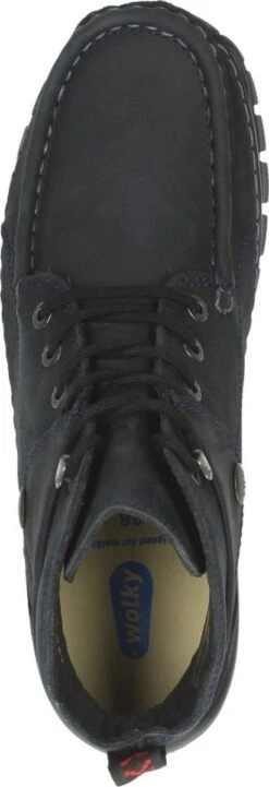 Wolky Veterschoenen Jump Blauw Nubuck -Skechers Verkoopwinkel 411x1200 5