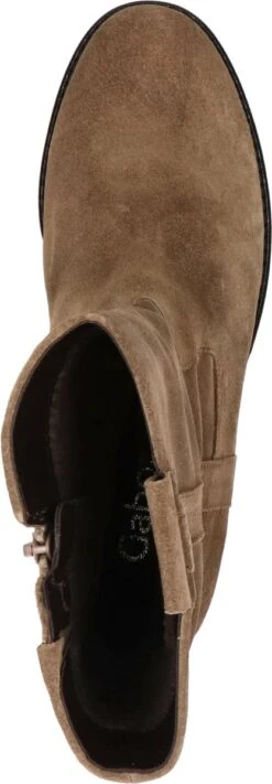 Gabor Enkellaarsjes Dames / Laarzen / Damesschoenen - Suède - 92.806.34 - Taupe - Maat 38 -Skechers Verkoopwinkel 417x1200 5