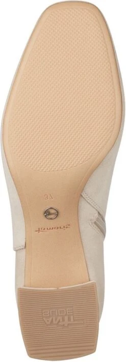 Tamaris Enkellaarsjes Beige Textiel - Dames - Maat 40 -Skechers Verkoopwinkel 419x1200 2