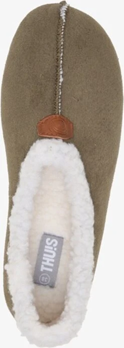 Thu!s Gevoerde Dames Pantoffels - Groen - Maat 39 - Sloffen -Skechers Verkoopwinkel 431x1200 8