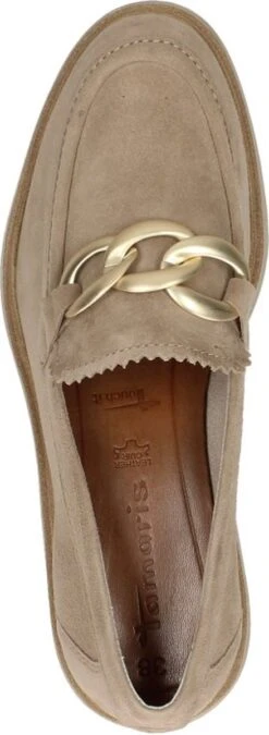 Tamaris Instappers Taupe Leer 131225 - Dames - Maat 39 -Skechers Verkoopwinkel 439x1200 1