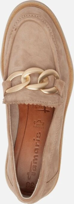 Tamaris Instappers Taupe Leer 131225 - Dames - Maat 39 -Skechers Verkoopwinkel 439x1200 2