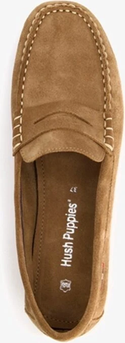Hush Puppies Suede Dames Mocassins - Beige - Maat 36 -Skechers Verkoopwinkel 439x1200