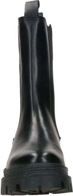 Tamaris Hoge Chelsea Boots Zwart Leer - Dames - Maat 41 -Skechers Verkoopwinkel 449x1200