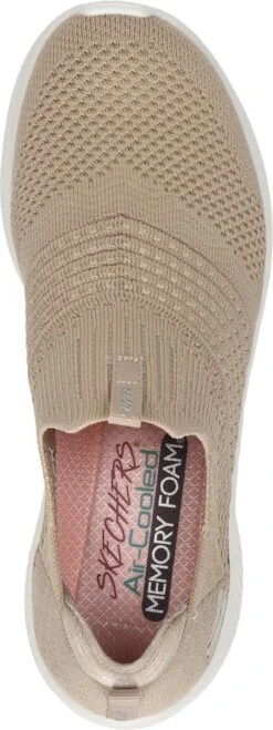 Skechers Ultra Flex 3.0 Dames Instapper - Taupe - Maat 40 -Skechers Verkoopwinkel 450x1200