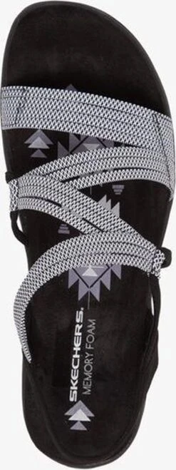 Skechers Reggae Slim Skech Appeal Dames Sandalen - Zwart - Maat 40 - Extra Comfort - Memory Foam -Skechers Verkoopwinkel 450x1200 9