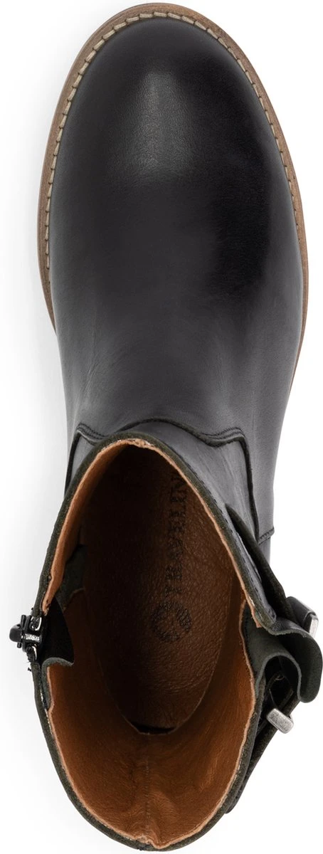 Travelin' Lannion Dames Leren Enkellaarzen - Schoenen Vrouwen - Zwart Leer - Maat 41 6 Travelin' Lannion Dames Leren Enkellaarzen - Schoenen Vrouwen - Zwart Leer - Maat 41 - Afbeelding 6