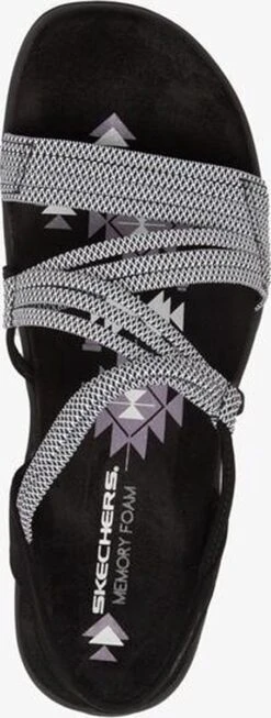 Skechers Reggae Slim Skech Appeal Dames Sandalen - Zwart - Maat 40 - Extra Comfort - Memory Foam -Skechers Verkoopwinkel 454x1200 9