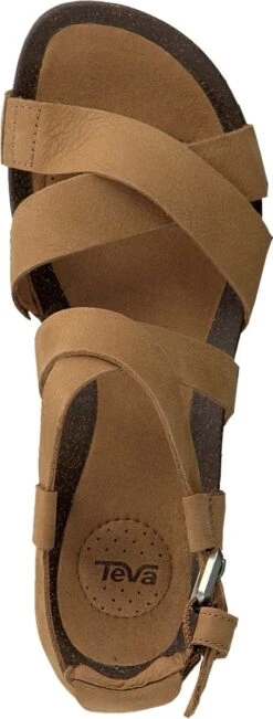Teva Dames Sandalen W Mahonia Wedge Cross - Camel - Maat 41 -Skechers Verkoopwinkel 455x1200 2