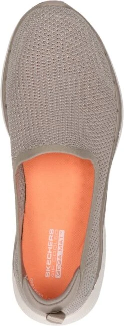 Skechers Go Walk 6 Dames Instapschoen - Beige - Maat 40 -Skechers Verkoopwinkel 456x1200