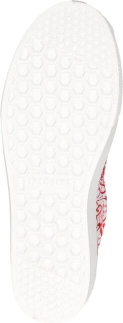 Skechers Poppy Graffiti Heart Instappers Wit - Dames - Maat 40 -Skechers Verkoopwinkel 457x1200