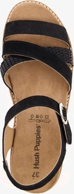 Hush Puppies Dames Sandalen Met Hak - Zwart - Maat 40 - Uitneembare Zool -Skechers Verkoopwinkel 460x1200 5