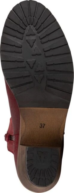 Travelin' Bordeaux Suede - Leren Enkellaarsjes Met Hak - Rood Leer - Maat 36 -Skechers Verkoopwinkel 462x1200 2