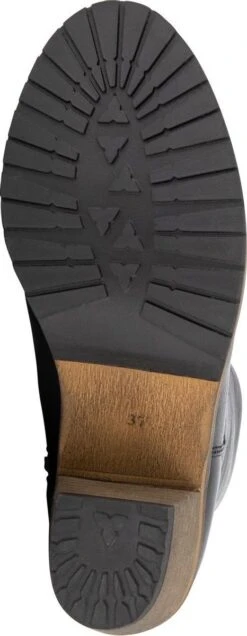 Travelin' Paulx - Leren Dames Enkellaars Met Hak - Zwart Leer - Maat 36 -Skechers Verkoopwinkel 466x1200