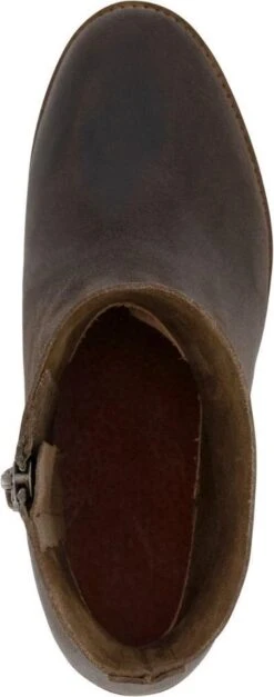 Travelin' Bordeaux Suede - Leren Enkellaarsjes Met Hak - Donker Groen Leer - Maat 39 -Skechers Verkoopwinkel 473x1200 1