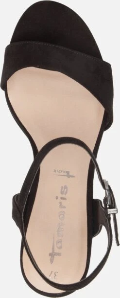 Tamaris Sandalen Zwart Textiel - Dames - Maat 40 -Skechers Verkoopwinkel 487x1200 2