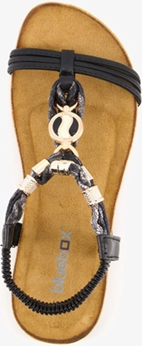 Blue Box Dames Sandalen - Zwart - Maat 38 5 Blue Box Dames Sandalen - Zwart - Maat 38 - Afbeelding 5