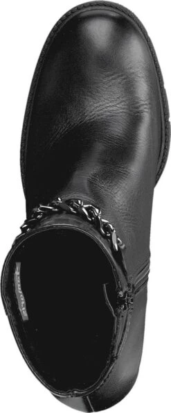 Tamaris Enkellaarjes Zwart Leer - Dames - Maat 39 -Skechers Verkoopwinkel 498x1200