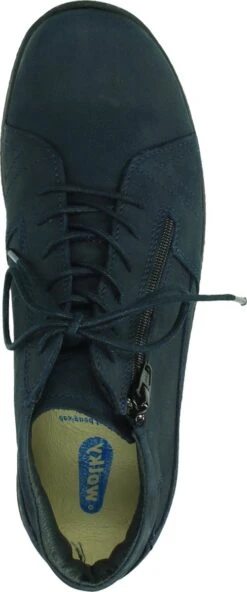 Wolky Veterschoenen Why Blauw Nubuck -Skechers Verkoopwinkel 501x1200 1