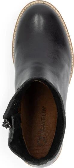 Travelin' Morlaix Dames Leren Enkellaarzen Met Hak - Nette Schoenen Vrouwen - Zwart Leer - Maat 39 -Skechers Verkoopwinkel 531x1200