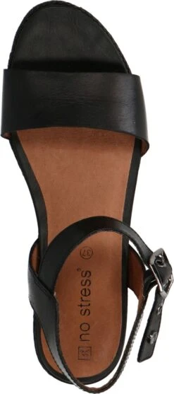 No Stress - Dames - Zwarte Leren Sandalen - Maat 39 -Skechers Verkoopwinkel 532x1200 1