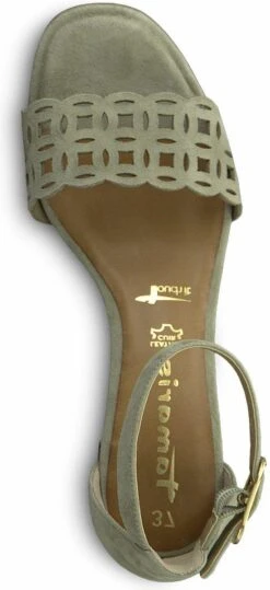 Tamaris Dames Sandaal - Kaki - Maat 38 -Skechers Verkoopwinkel 550x1200