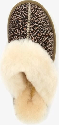 Hush Puppies Suede Dames Pantoffels Luipaardprint - Bruin - Maat 40 - Sloffen -Skechers Verkoopwinkel 567x1200 1