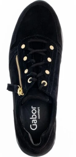 Gabor 76.527.47 Dames Sneakers - Zwart - Maat 40.5 -Skechers Verkoopwinkel 581x1200