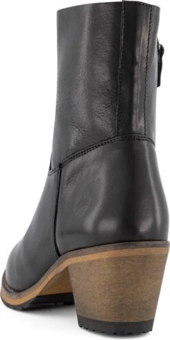 Travelin' Paulx - Leren Dames Enkellaars Met Hak - Zwart Leer - Maat 36 -Skechers Verkoopwinkel 600x1200