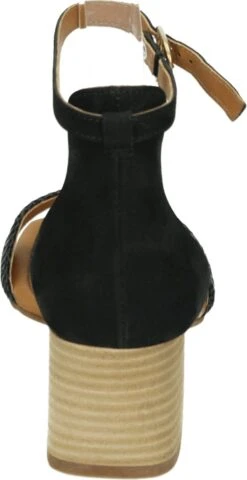 Paul Green 7788 - Volwassenen Sandalen Met HakDames Sandalen - Kleur: Zwart - Maat: 39 -Skechers Verkoopwinkel 617x1200