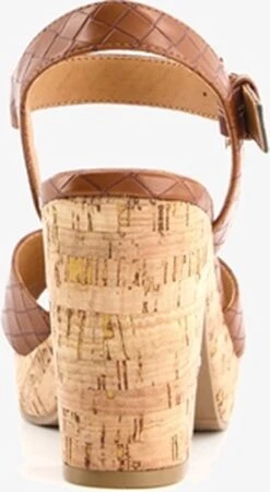 Blue Box Dames Sandalen Met Hak - Cognac - Maat 38 -Skechers Verkoopwinkel 658x1200