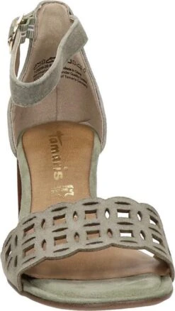 Tamaris Dames Sandaal - Kaki - Maat 38 -Skechers Verkoopwinkel 677x1200