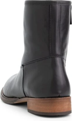Mysa Susana - Dames Leren Enkellaarzen - Nette Schoenen Vrouwen - Zwart Leer - Maat 39 -Skechers Verkoopwinkel 712x1200