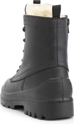 Travelin' Moraine Dames Winterboots - Waterresistent Membraan - Wol Gevoergd - Zwart Leer - Maat 40 -Skechers Verkoopwinkel 716x1200