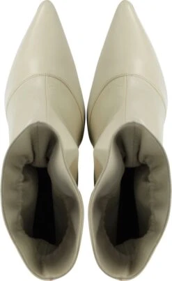 Lina Locchi Enkellaarsjes Dames / Laarzen / Damesschoenen - Leer - L1140 Led - Gebroken Wit - Maat 39 -Skechers Verkoopwinkel 736x1200 1