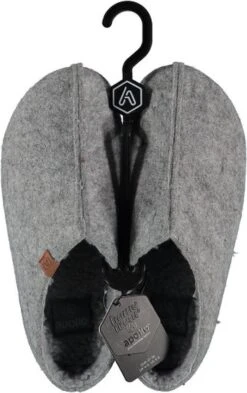 Apollo® Apollo Heren Home Slipper / Pantoffel / Sloffen - Grijs - 43/44 -Skechers Verkoopwinkel 754x1200 3