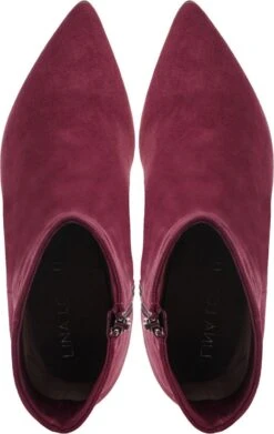 Lina Locchi Enkellaarsjes Dames / Laarzen / Damesschoenen - Suède - L1101 Sue - Bordeaux - Maat 42 -Skechers Verkoopwinkel 758x1200 1