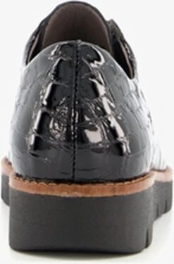 Natuform Dames Veterschoenen Met Croco Print - Zwart - Maat 41 - Uitneembare Zool -Skechers Verkoopwinkel 791x1200 3