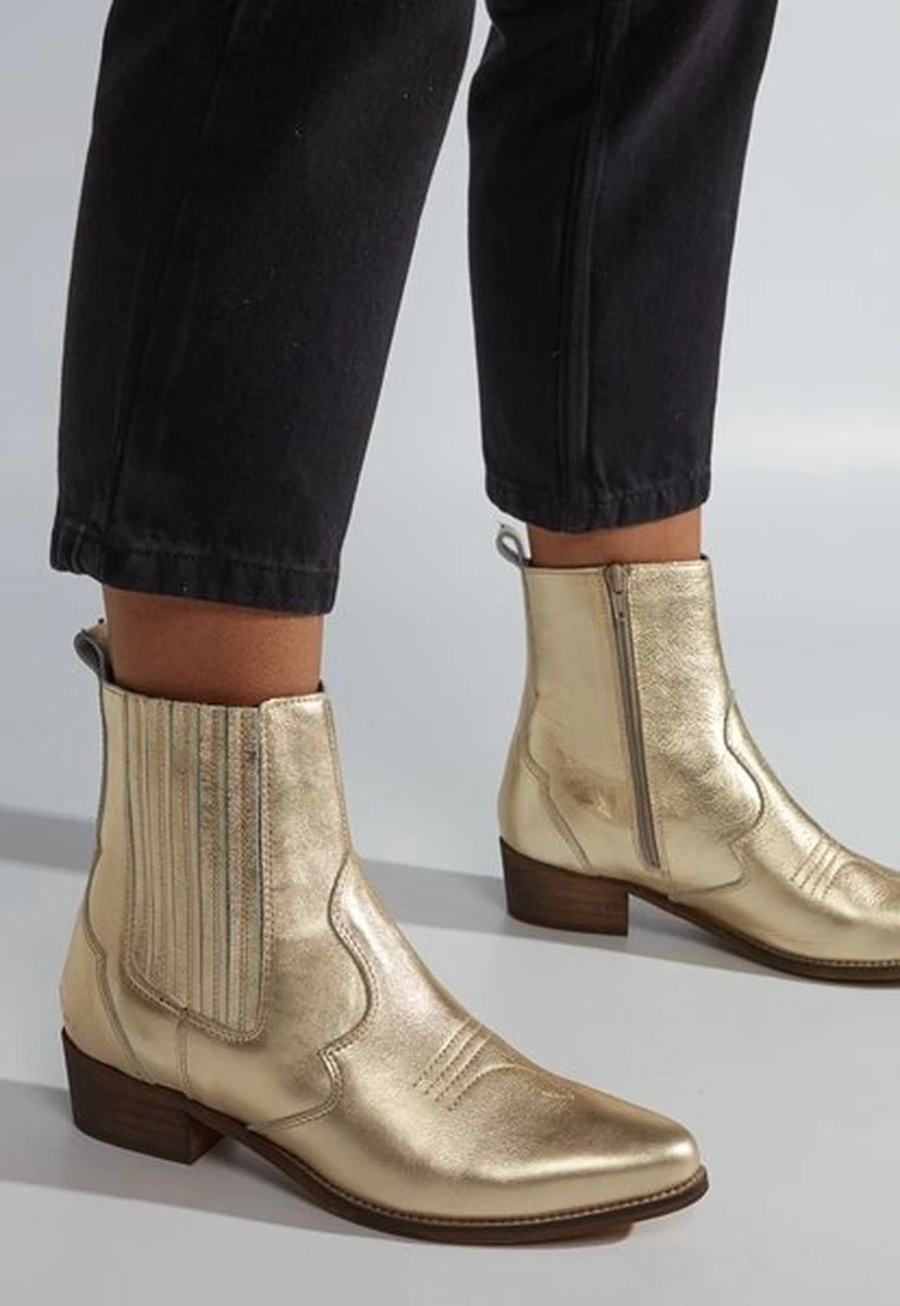 Cowboylaarzen Goud - Maat 37 6 Cowboylaarzen Goud - Maat 37 - Afbeelding 6