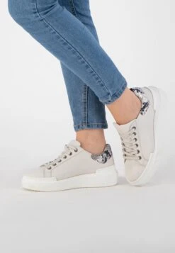 NoGRZ J.Javarra - Leren Dames Sneakers - Veterschoenen - Wit Leer - Maat 39 -Skechers Verkoopwinkel 831x1200 16