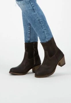 Travelin' Bordeaux Suede - Leren Enkellaarsjes Met Hak - Donker Groen Leer - Maat 39 -Skechers Verkoopwinkel 831x1200 9