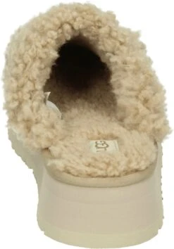 UGG W Maxi Curly Platform Dames Sloffen - Sand - Maat 40 -Skechers Verkoopwinkel 838x1200