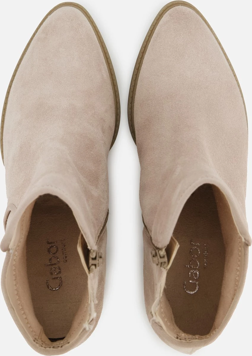 Gabor Enkellaarsjes Taupe Suede - Dames - Maat 41 8 Gabor Enkellaarsjes Taupe Suede - Dames - Maat 41 - Afbeelding 8
