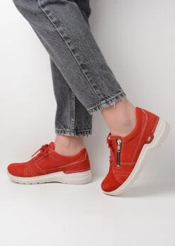 Wolky Veterschoenen Feltwell Rood Zomer Nubuck -Skechers Verkoopwinkel 854x1200 18