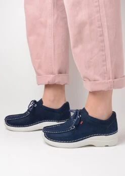 Wolky Veterschoenen Roll Shoe Denim Nubuck -Skechers Verkoopwinkel 854x1200 20