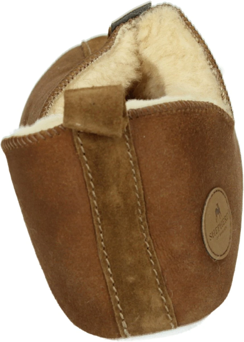 Shepherd Lina Dames Sloffen - Antique/Cognac - Maat 39 2 Shepherd Lina Dames Sloffen - Antique/Cognac - Maat 39 - Afbeelding 2