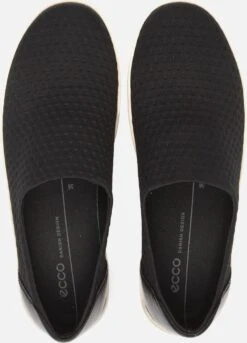 Ecco Soft 2.0 Instappers Zwart Textiel - Dames - Maat 41 -Skechers Verkoopwinkel 864x1200