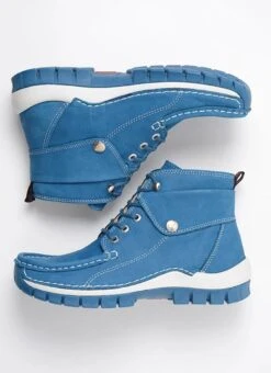 Wolky Veterschoenen Jump Summer Atlantisch Blauw Nubuck -Skechers Verkoopwinkel 873x1200 5