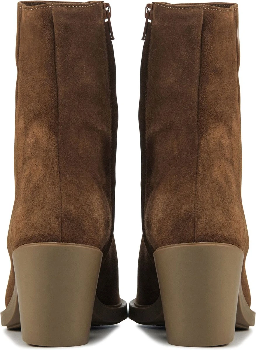 Lina Locchi Enkellaarsjes Dames / Laarzen / Damesschoenen - Suède - L1208 - Bruin - Maat 36 5 Lina Locchi Enkellaarsjes Dames / Laarzen / Damesschoenen - Suède - L1208 - Bruin - Maat 36 - Afbeelding 5