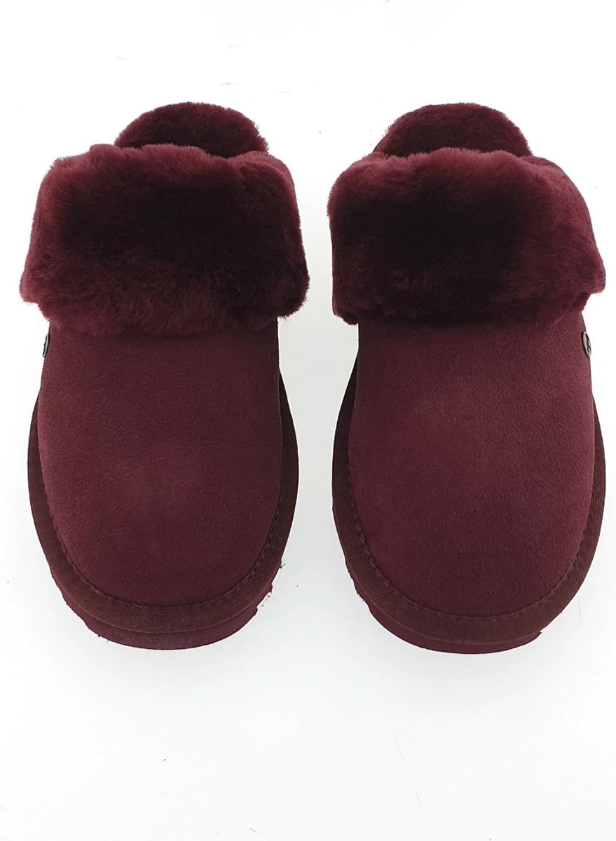 Warmbat Flurry Dames Sloffen - Port - Maat 38 4 Warmbat Flurry Dames Sloffen - Port - Maat 38 - Afbeelding 4